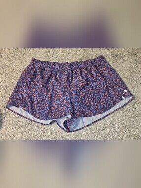 Old Navy Shorts with Coral and Periwinkle Spot Print